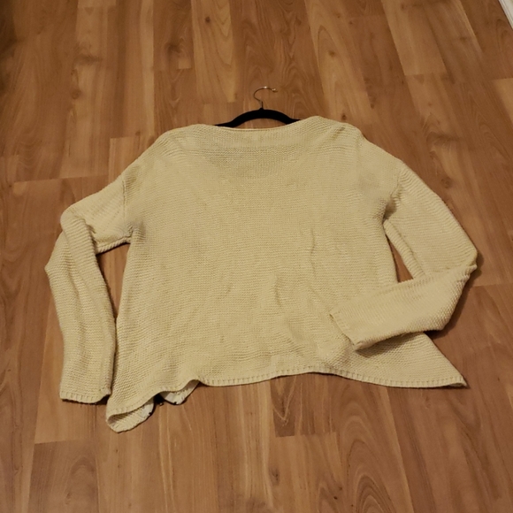 Just Fab Cream Zip Detail Sweater - Picture 4 of 4